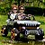 Carrinho Elétrico Infantil Super Jeep 2 Lugares Grey Unitoys - Imagem 3