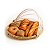 Cesto Porta Pães Bolo Bambu Cobertura Retrátil 30cm /18CM - Imagem 1