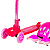 Patinete Infantil Rosa com LED + Kit Proteção Unitoys - Imagem 4