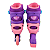 Patins Kit Inline Violeta - Ajustável 34 a 37- Unitoys - Imagem 5