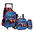 Kit Mochila de Rodinhas Com  Lancheira e Estojo Web Car - Imagem 1