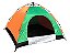 Kit Barraca Camping Laranja e Verde + 2 Cadeiras de Camping Pretas - Imagem 2