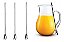 Jogo De Colher 30cm 12 Pçs Inox Colheres Bailarina Suco - Imagem 5