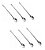 Jogo De Colher 30cm 12 Pçs Inox Colheres Bailarina Suco - Imagem 2