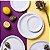 Kit 10 Prato Sobremesa Iguaçu Gourmet 18cm Porcelana - Imagem 4