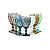 Jogo De 6 Taças De Vidro Diamond 260ml - Imagem 1