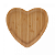 Bandeja de Bambu Heart 12,5cm x 12,5cm x 1,5cm - Lyor - Imagem 2