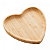 Bandeja de Bambu Heart 12,5cm x 12,5cm x 1,5cm - Lyor - Imagem 1