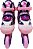 Patins Inline Rosa Play- Ajustável 38 a 41 - Unitoys - Imagem 3