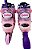 Patins Inline Rosa Play- Ajustável 38 a 41 - Unitoys - Imagem 4