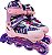 Patins Inline Rosa Play- Ajustável 38 a 41 - Unitoys - Imagem 1