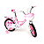 Bicicleta Bike Princess Rosa Aro 14 Unitoys - Imagem 1