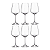 Jogo de 6 tacas Para Vinho Tinto Strix 450ml A22cm - Imagem 2