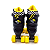 Patins 4 Rodas Infantil Roller Quadrado Kit De Proteçao - Imagem 3