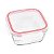 Pote Hermético Quadrado de Vidro Resistente 400ml Western - Imagem 2