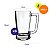 Jogo de 6 Canecas de Chopp 340ml Vidro Safira - Imagem 2