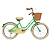 Bicicleta Aro 20 Infantil Aço Cor Tiffany com Cestinha - Imagem 1