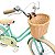 Bicicleta Aro 20 Infantil Aço Cor Tiffany com Cestinha - Imagem 3