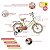 Bicicleta Aro 16 Infantil Retrô Com Pneu Branco e Cestinha - Imagem 9