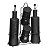 Kit Galheteiro de Vidro com Suporte Inox, 5 Peças - Imagem 1
