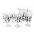Jarra com 6 taças Cristal Lavanda Hand Painting 1,3L - Lyor - Imagem 6