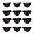 Vaso De Parede Jardim Horta Vertical 1 Litro Kit Com 12 Peças - Imagem 1