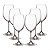 Taça para vinho Tinto de Cristal Klara Sylvia Bohemia 350ml 6 peças - Imagem 1
