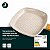 Frigideira Antiaderente Bifeteira Grill Bistequeira 28cm Bege - Imagem 2