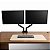 Suporte Duplo De Mesa Articulado Para 2 Monitores Ou Tv | Braço Ajustável 360° | Padrão Vesa | Suporte Ergonômico Preto - Imagem 6