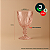 Conjunto De 6 Taças De Vidro Para Água Diamond Rosa 330 ML Rosa - Imagem 5