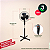 Ventilador Pedestal 40 Cm 3 Hélices 45w | Ventilador De Coluna Oscilante Silencioso 3 Velocidades Modo Turbo, Altura... - Imagem 5