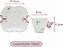 Cj 6 Xícaras De Café C/ Pires Borboletas Porcelan 100ml Branco Borboleta - Imagem 2
