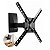 Suporte Articulado para TV LED LCD Plasma Smart 10 a 60 Polegadas Ajustável Parede - Imagem 5
