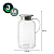 Jarra de Vidro Com Tampa De Inox - Imagem 2