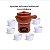 Conjunto Aparelho Fondue De Barro Profissional N° 1 - 1200ml - Imagem 1