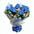 039 - Buquê com 12 rosas azuis - Imagem 1
