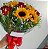 Buquê com rosas e girassóis - Imagem 2