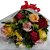 196 - Buquê 12 rosas coloridas - Imagem 3