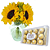 1039 - Girassol no jarro e ferrero rocher - Imagem 1