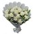 108 - Buquê com 12 rosas brancas - Imagem 1