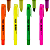 Caneta Marca Texto BRW Gel 4 Cores - Imagem 3