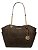 BOLSA MICHAEL KORS JET SET TRAVEL MARROM MONOGRAMA - Imagem 1
