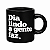 Mini Caneca Dazaranha Dia Lindo Preta - 100ml - Imagem 1