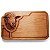 Tabua de churrasco em madeira, Ovelha 50x30x3,5cm - Imagem 1