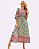 Vestido Boho Verde Estampado - Imagem 1