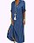 Vestido Jeans Longo - Imagem 1