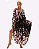 Kaftan Preto e Rosa - Imagem 1