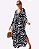 Kaftan Estampado Black and White - Imagem 1