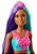 Barbie Dreamtopia Calda De Serie Morena Cabelo Roxo E Azul - Imagem 2