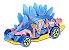 Carrinho Hot Wheels Dino Motosaurus Edição Montros Ed 2020 - Azul e Rosa - Imagem 2